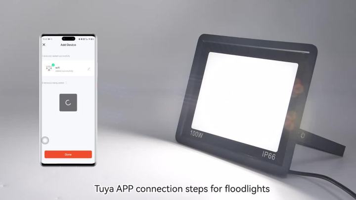 LED RGB Floodlight TUYA Smart Control Spotlight RGBCW WIFI Dimmable Garden Lights IP65 Outdoor Multicolor Landscape Floodlight lightify
