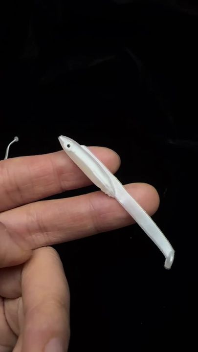 MrLurion 6cm 0.7g 10pieces lifelike fishing eel soft lure bait ,artificial fishing plastic shads T-tail wobbler swimbaits lure