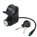Throttle for Kukirin G2 Max / G2 Pro Electric Scooter Speed Accelerator Switch 5pin Cable with Lock Key Parts. 