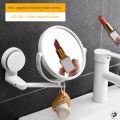 Wall Mirror Folding Arm Extend Bathroom Mirror Without Drill Swivel Bathroom Mirror Suction Arm Double Side Cosmetic Makeup.