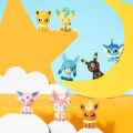 Original Pokemon Eeveelution Mini Action Figures Eevee Sylveon Espeon Toys Mini Model Decorative Ornaments Cute Birthday . 