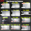 JCD 1pcs Top Bottom HD Clear Protective Film For GB GBA GBC GBA SP DSL NDSL For 2DS New 3DS XL LCD Screen Protector. 