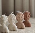 Flower Lady Candle, Female Body Candle, Elegant Woman Candle, Mother's Day Gift, Cute Shaped Candle, Home Decor Candle. 