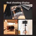 Flymile Camera Grip/L-Bracket For FUJIFILM X-M5 Camera Aluminum Alloy+Wooden Grip,Support Arca-Swiss System Extensible Adapter. 