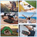 Power Bank with Built-in 4 Cable, 20000mAh Wireless Portable Charger,6 Outputs & 3 Inputs Fast Charging External Power Delivery USB-C Battery Pack. 