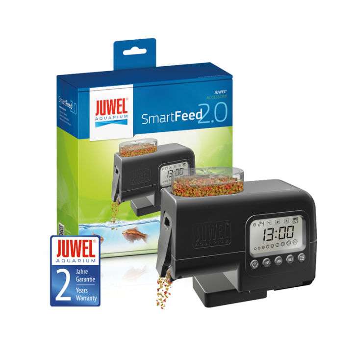 JUWEL Aquarium SMARTFEED 2.0 - PREMIUM AUTOMATIC FEEDER Automatic Fish Feeder Digital LCD Timer Food Feeder Electronic Feeder