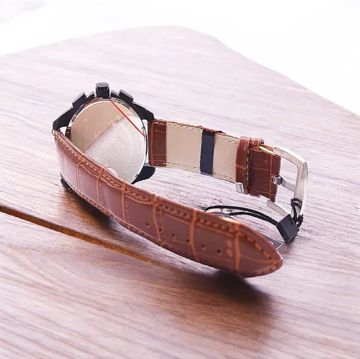 Bariho%20Analog%20Leather%20Strap%20Wrist%20Men%20Watch%20-%20Brown%20For%20Gents%20Watches%20-%20Image%204