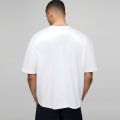 Oversized Boxy Dropped Shoulders Mens Running T-shirts 100% Cotton Heavyweight Half Sleeve Sports T Shirts Casual Gym Clothing.