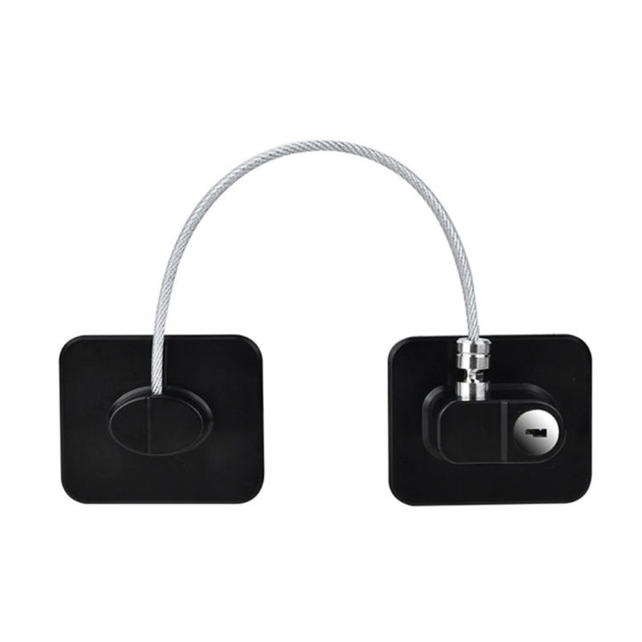 1%20Pc%20Door%20Lock%20Child%20Safety%20Lock%20Cabinet%20Fridge%20Stainless%20Steel%20Cable%20Protection%20Kids%20Baby%20Home%20Window%20Lock%20Strong%20Fix%20-%20Image%202