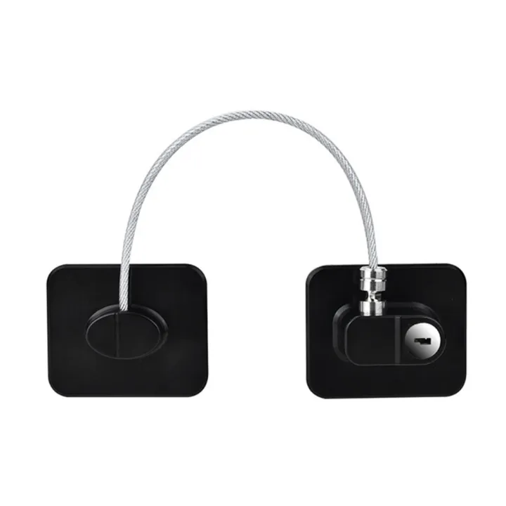 1%20Pc%20Door%20Lock%20Child%20Safety%20Lock%20Cabinet%20Fridge%20Stainless%20Steel%20Cable%20Protection%20Kids%20Baby%20Home%20Window%20Lock%20Strong%20Fix%20-%20Image%202