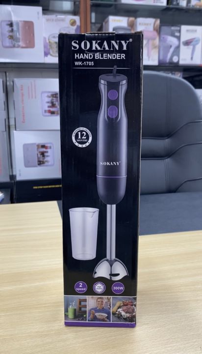 Sokany Hand Blender | Egg Beater | Grinder | Juicer | WK-1705