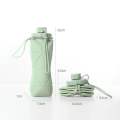 Trendy Silicone Folding Bottle | Foldable Bottle | Foldable Water Bottle 600 ml | Compact Size Bottle | Easy to carry Bottle. 