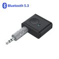 Bluetooth 5.3 Aux Receiver Wireless Car Bluetooth Adapter 3.5mm To 3.5mm Jack Audio Music Mic Handsfree Adapter for Car Speaker.