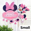 Minnie Mouse Theme Printable Picture Cake Topper Pack for To Decorate the Cake. 