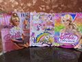 Pack of 3 Colouring Books for girls Barbies collection and Unicorn characters. 
