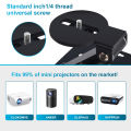 Projector Stand Table Foldable Desktop Mount Ceiling 180° Adjustment Universal 1/4" Screw For Most Mini Projectors. 