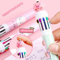 10 colors ballpoint pen multi color ballpoint pen 0.7 fancy super cute ballpoint pen multi color pen stationery. 