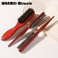 Mane Bristle Hair Brush Set with Fluffy Hair Brush Mouse Tail Hair Teasing Hairbrush Beard Shaving Brush Edge Hair Styling Tools. 