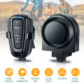 ANTUSI Wireless Theft Bike Motorcycle Alarm Security System Bicycle Motion Sensor Rechargeable Multipurpose Alert Device. 