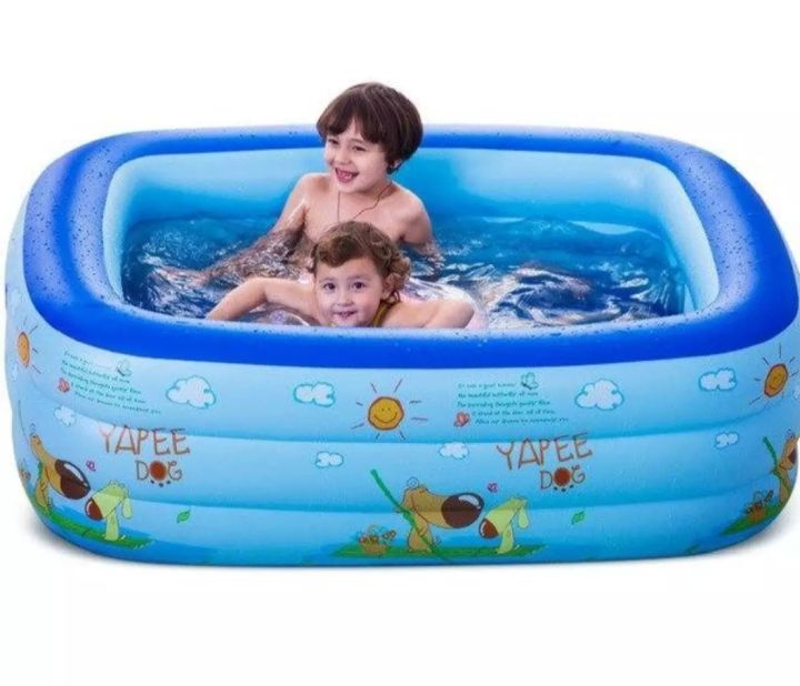Kids%20Baby%20Children%20lInflatable%20Swimming%20Pool%20Bath%20120%20cm%20Tub%20Portable%20Outdoor%20Summer%20Water%20Fun%20Play%20Toy%20(%20120cm%204.5%20Feet%20/3%20Feet)%20-%20Image%203