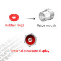 4Pcs/set Car Wheel Tire Valve Caps Air Stem Cover Dustproof Waterproof Decor For Ford Fiesta Emblem Auto Styling Tyre Accessories. 