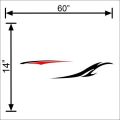 Cars Side Doors Stickers - Awesome Body Sticker- both sides - Car S.... 