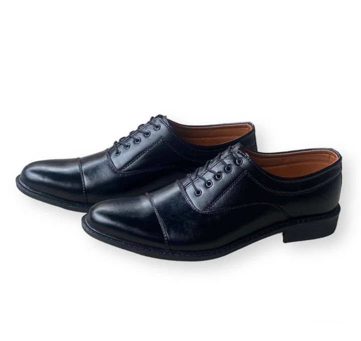 Jet Black Formal Shoes For Men