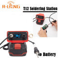 For Lidl Parkside X20V Team Li-ion Battery OLED T12 Digital Soldering Iron Station Adjustable Welding Station for DIY Repair. 