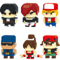 Anime THE KING OF FIGHTERS Game Action Building Blocks Kyo Kusanagi Iori Yagami Toys KOF Building Blocks  For children. 