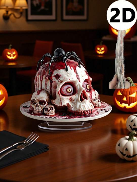 Pallasara Skeleton Spider Terror Eye Desktop Ornament for Room Decorations Multiple Styles Available