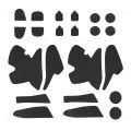 Protective Sticker for Switch 2/PS5/Xbox Gamepad Controller Handle Grip Skin Anti-Slip for PlayStation 5 Accessories.