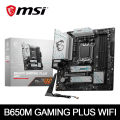 MSI B650M GAMING PLUS WIFI AMD B650 Supports DDR5 7200+MHz (OC) 192GB AMD Ryzen ™ 7000 8000 Series Motherboard Socket AM5.