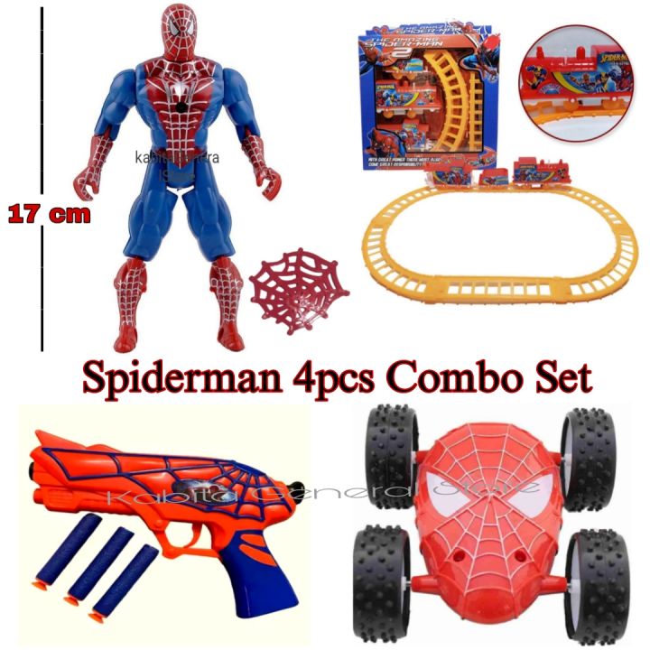 Avengers Super Hero Spiderman Toys  Combo Set For Kids