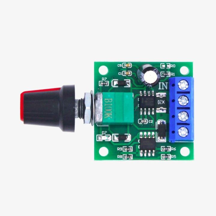 DC Motor 1.8V 3V 5V 6V 12V PWM Speed Controller 2A Potentiometer Knob