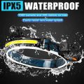 Induction Headlamp XPG+COB LED Head Lamp with Built-in Battery Flashlight Multi-function USB Rechargeable 6 Modes Head Torch. 