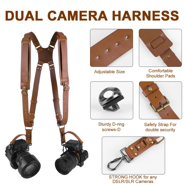 Universal%20Dual%20Camera%20Strap%20Double%20Camera%20Harness%20Adjustable%20Leather%20Camera%20Straps%20Universal%20Camera%20Shoulder%20Strap%20for%20DSLR/SLR%20-%20Image%205