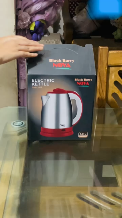 Electric Kettle Durable long Life Heavy Duty Electric Kettle Nova= 1.8 LTR (1 Years Warranty)