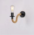 Rope Wall Light Retro E27 Decoration Interior Bedside Light Dining Room Decorative Light. 