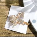 4Pcs Crystal Simulation Pearl Hair Clip For Women Fashion Gold Color Hairpins Girls hair accessories. 