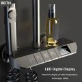 Bathroom Intelligent Piano Keys Shower Faucet Complete Bathroom shower set Digital LCD 4 Function Wall Mount Rainfall Cold Hot Water Bathroom Shower System Rustproof and Durable. 