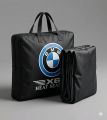 BMW X6 Heat Sealing Double Layer Waterproof Raincoat for Men - Premium Quality Bike Rain Suit with Reflective Stripe & Carrying Bag.