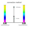 Smart LED Symphony Sound Control Pickup Light RGB Music Rhythm Ambient Lamp With App Control For TV Compute Gaming Desktop Decor.