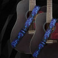10Pcs Soft Guitar Strap With 3 Pick Holders, Strap Button Headstock Adaptor, 1 Pair Strap Locks and 5 Guitar Picks Set.