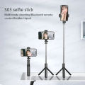 AXNEN-S03 Selfie Stick with Tripod, Self Portrait Pole Monopod with Wireless Remote Control, Portable Mobile Phone Holder. 