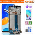 Super AMOLED LCD For  Redmi Note 11 LCD 2201117TG LCD Display Touch Screen Digitizer Assembly For Redmi Note 11S LCD. 