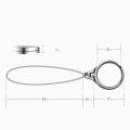 Universal Metal Lanyard for Key Mobile Phone Strap Keycord Finger Ring Holder Stand Smartphone Accessories for iPhone.