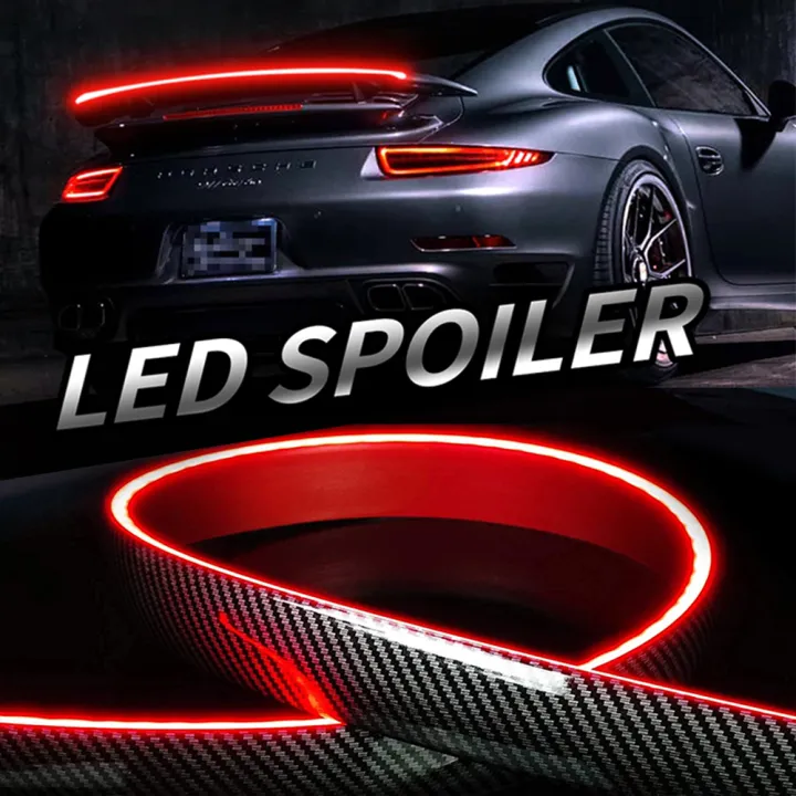 Integrated Led Spoiler LED Spoiler Light Car Accessories Universal Exterior Decoration Carbon ...