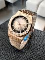 Audemars Piguet AP Model – Heavyweight Stainless Steel Watch with Date Function & Power Butterfly Lock. 