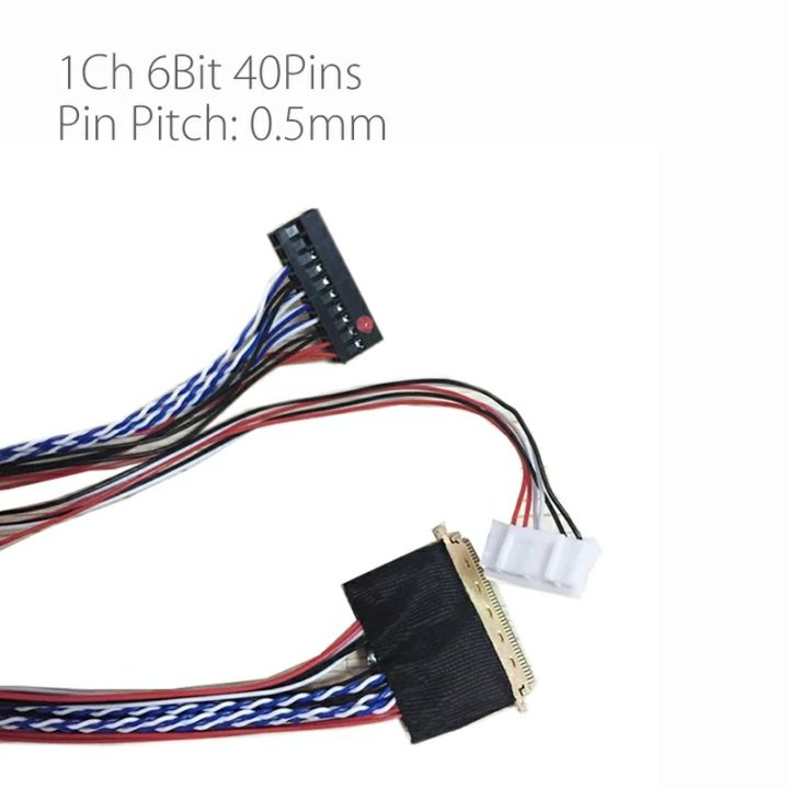 Universal%201ch%206bit%2040pins%20lvds%20cable%20300mm%20LP140WH1%20screen%20cable%200.5mm%20Pin%20Pitch%20for%20LED%20Screen%20-%20Image%204