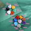 10/20/30PCS Heart Shape LOVE 20MM Natural Crystal Amethyst Agate Irregular Mineral Healing Stone Gravel Specimen Home Decoration. 